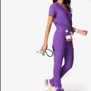 Figs Scrub Set Ultra Violet- XXS Yola and Casma